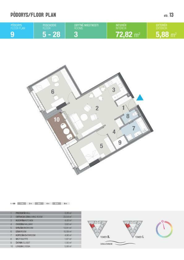 Panorama City - Spacious Apartment Near Eurovea Bratislava Dış mekan fotoğraf
